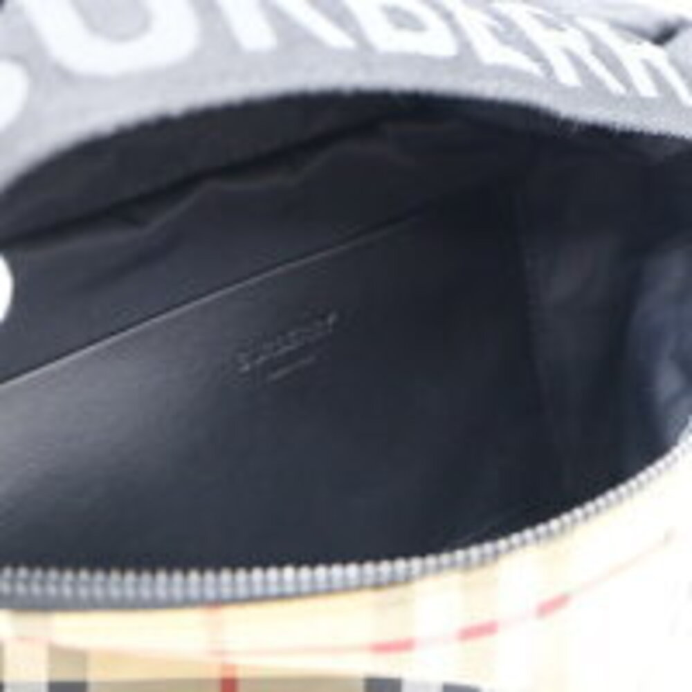 Burberry Check Beige Waist Clutch Body Bum Crossbody Belt Bag - Picture 10 of 12